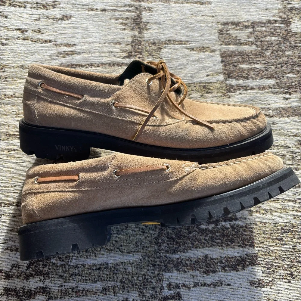 Vinny´S Aztec Suede Boat Shoe-Sand‎
